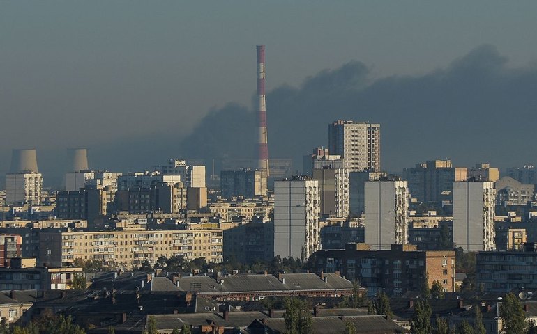 Dois mortos após ataque russo com mísseis contra a capital da Ucrânia