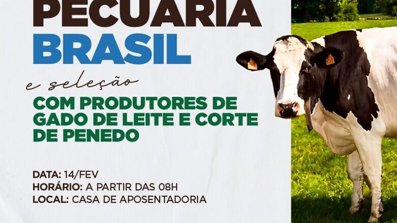 Programa Mais Pecuária Brasil será lançado em Penedo