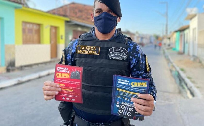 SSP lança projeto de combate à pertubação de sossego em Marechal Deodoro