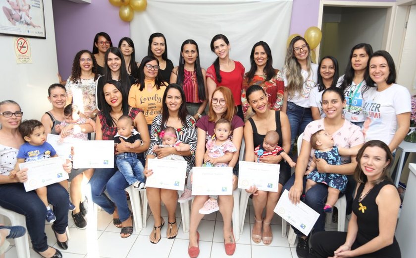 Município homenageia mães doadoras do Banco de Leite na Semana Mundial do Aleitamento Materno