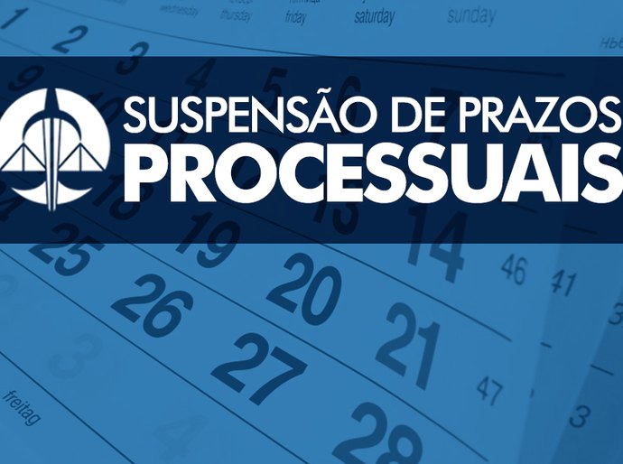﻿Tribunal de Justiça suspende prazos processuais na Comarca de Taquarana