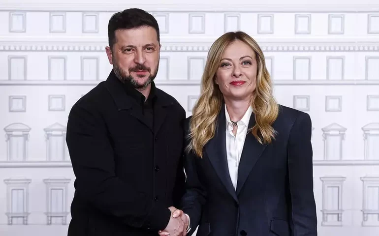 'Ocidente dividido seria presente para Rússia', afirma Meloni