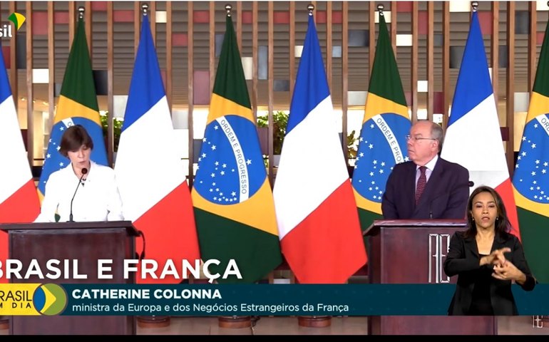 Chanceler francesa defende intercâmbio de investimentos com Brasil