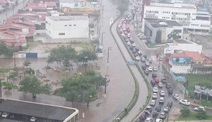 Avenidas alagadas