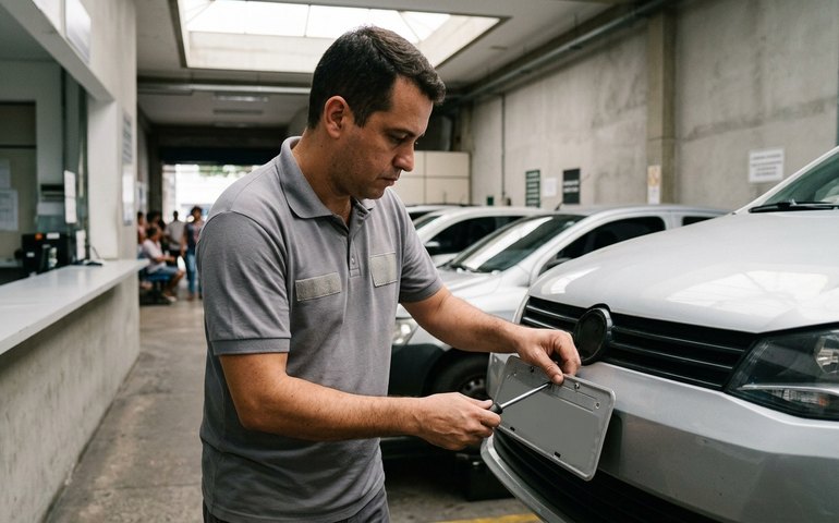 Emplacamento de veículos depende de aval do Conselho Nacional de Trânsito, diz Detran do Rio