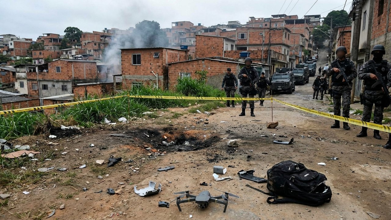 Granada explode durante treinamento de traficantes com drones no Complexo da Penha