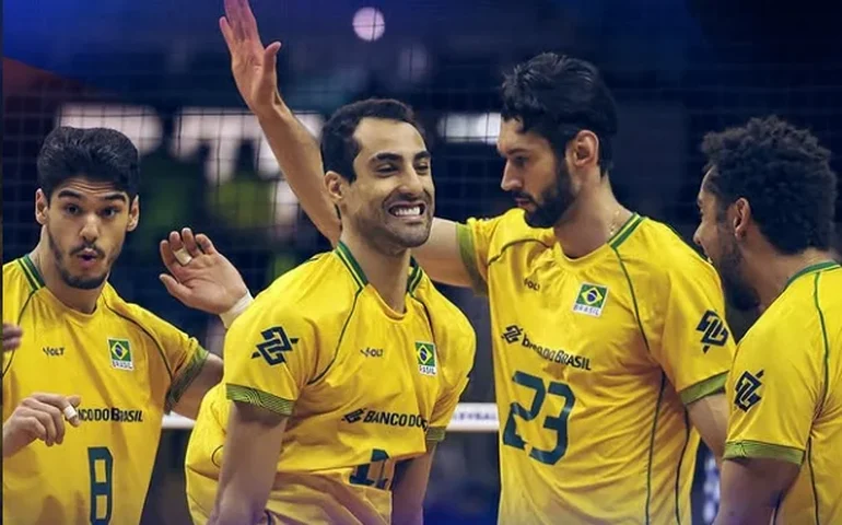 Brasil domina a Sérvia, vence por 3 sets a 0 e segue invicto na Liga das Nações