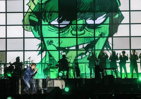 Gorillaz escancara realidade das previsões pessimistas em SP