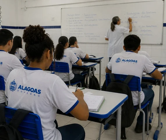 Alagoas lidera queda no abandono escolar e melhora indicadores do Ensino Médio