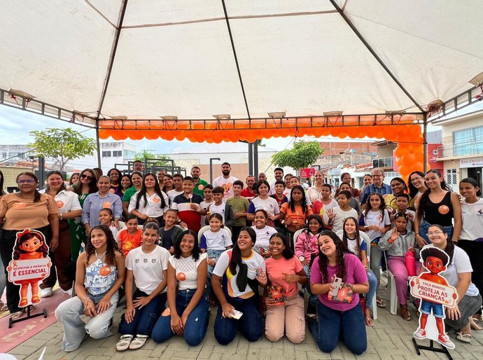 Prefeitura de Traipu realiza ação do Maio Laranja e reforça combate ao abuso e exploração sexual infantil