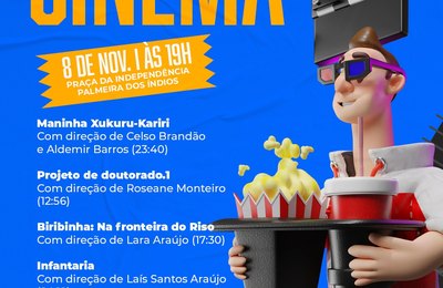 Secretaria Municipal de Cultura e SESC promovem sessão pública de cinema em Palmeira
