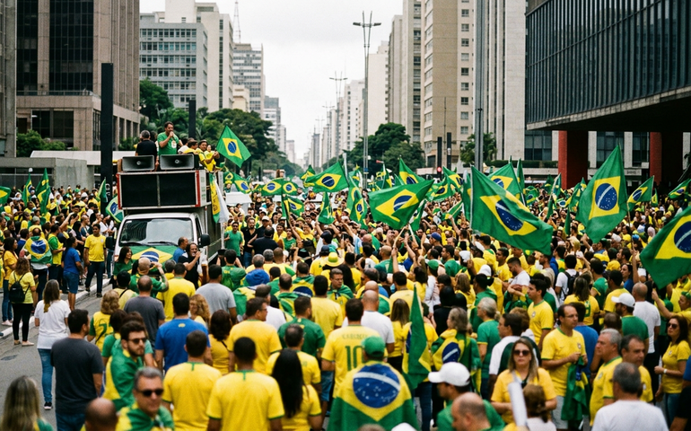 Relatório do Monitor USP/Cebrap estima 20,4 mil pessoas em ato da direita na Paulista