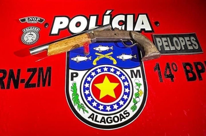 PM prende suspeito de tentativa de homicídio em Joaquim Gomes