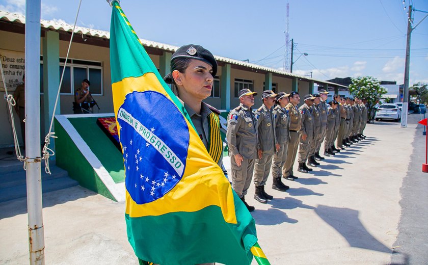 Polícia Militar celebra nesta terça-feira Dia da Bandeira Nacional