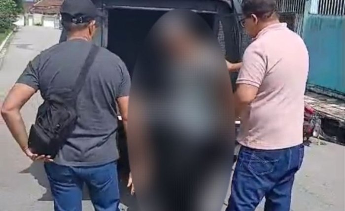 Policiais prendem homem suspeito, acusado de praticar os crimes