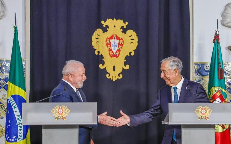 Lula vê espaço para dobrar fluxo comercial entre Brasil e Portugal