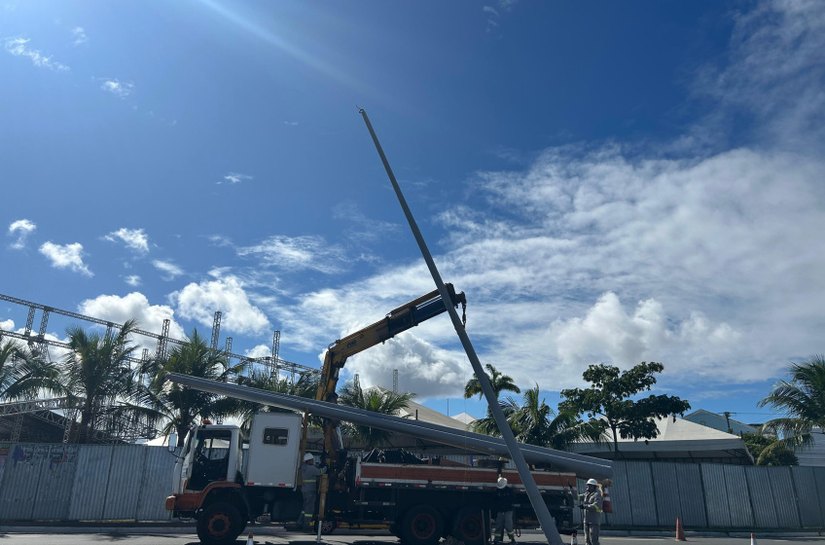 Prefeitura de Maceió inicia modernização da iluminação em Jaraguá com cabeamento subterrâneo