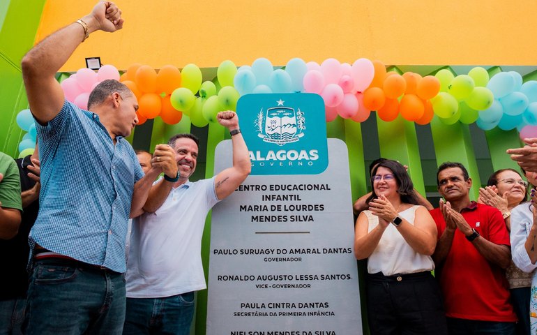 Governador Paulo Dantas inaugura em Campestre 54ª Creche CRIA