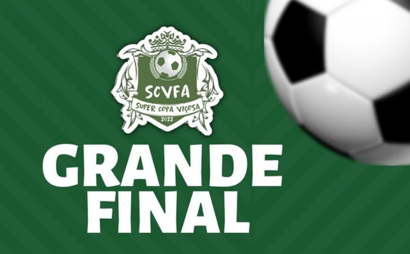Grande final da Super Copa Viçosa de Futebol Amador acontece neste domingo, 04