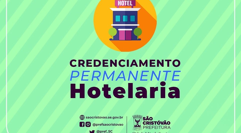 Credenciamento rede hoteleira São Cristóvão