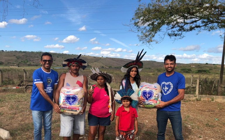 Povo Xucuru-Kariri é assistido pela Campanha de Natal da LBV em Palmeira dos Índios