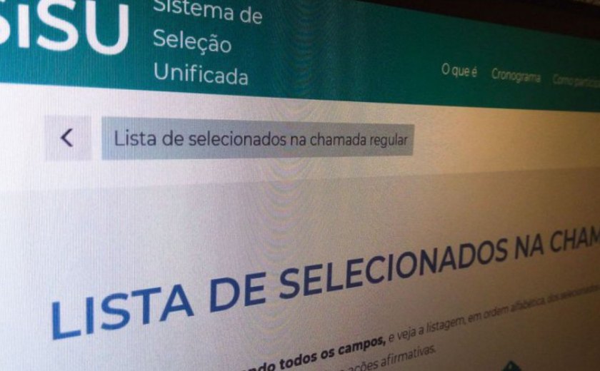 Ministério da Educação anuncia resultado da primeira chamada do ﻿Sisu 2024