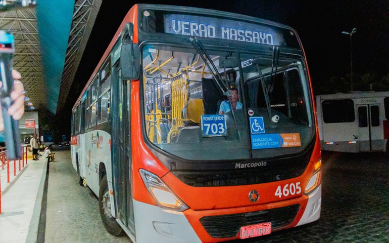 Maceioenses contam com passagem gratuita durante o Verão Massayó