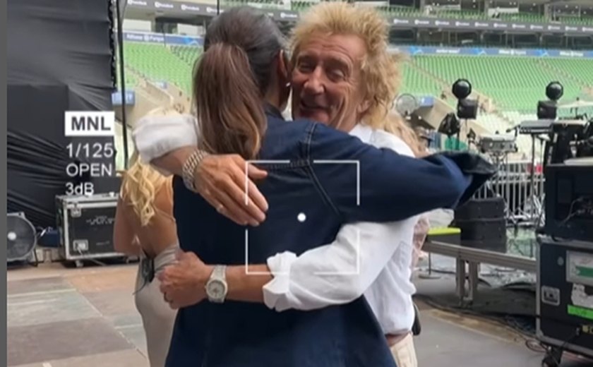 Ivete Sangalo posta vídeo de ensaio com Rod Stewart
