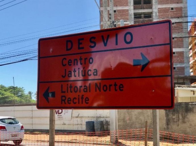AL-101 Norte terá novo desvio de tráfego em Jacarecica a partir desta terça