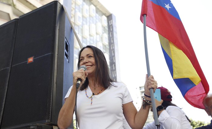 Nobel da Paz vai para María Corina Machado, líder da oposição da Venezuela Nobel da Paz vai para María Corina Machado, líder da oposição da Venezuela