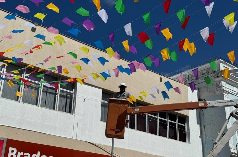 Segurança Cidadã reforça proteção das instalações elétricas e decoração junina no Jaraguá