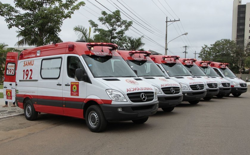 Governo entrega mais dez novas ambulâncias para o Samu nesta sexta (24)