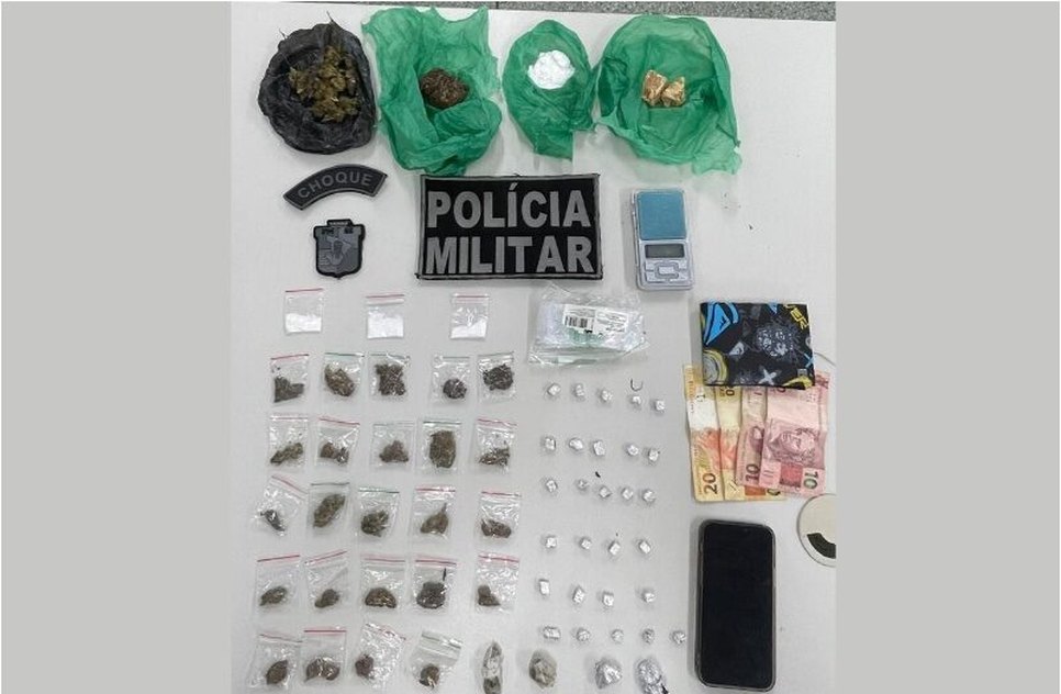 Apreensão de drogas / Foto: PMSE