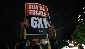 Manifestação contra a escala 6x1. Fonte: Internet