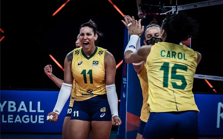 Invicto, Brasil encara campeãs olímpicas na Liga das Nações de Vôlei