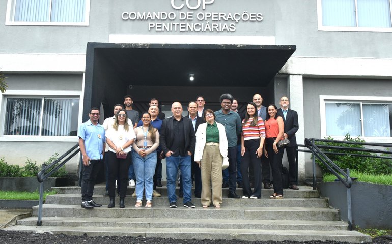 Comitiva conhece atividades educacionais realizadas no sistema prisional de AL