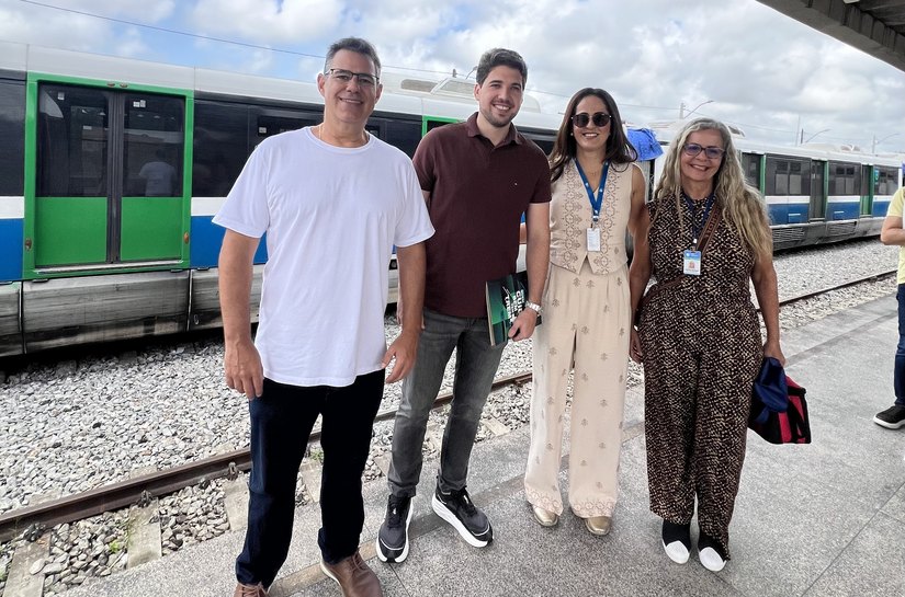 Semtur realiza visita técnica em parceria com a CBTU para explorar potencial turístico das rotas de trem em Maceió