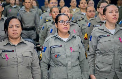 PM reforça importância do cuidado e fortalece ações do Outubro Rosa na corporação