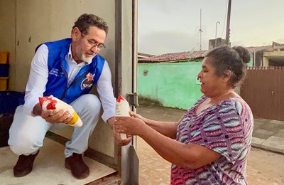 Programa do Leite é retomado em Palmeira e beneficia mais de 5 mil famílias