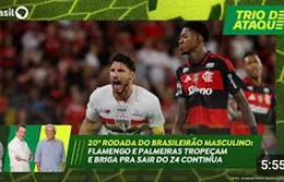 Trio de Ataque | Análise da 20ª rodada do Brasileirão masculino: Flamengo e Palmeiras tropeçam
