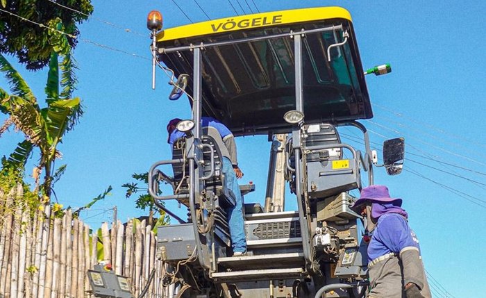 Codevasf realiza recapeamento de vias públicas em Capela