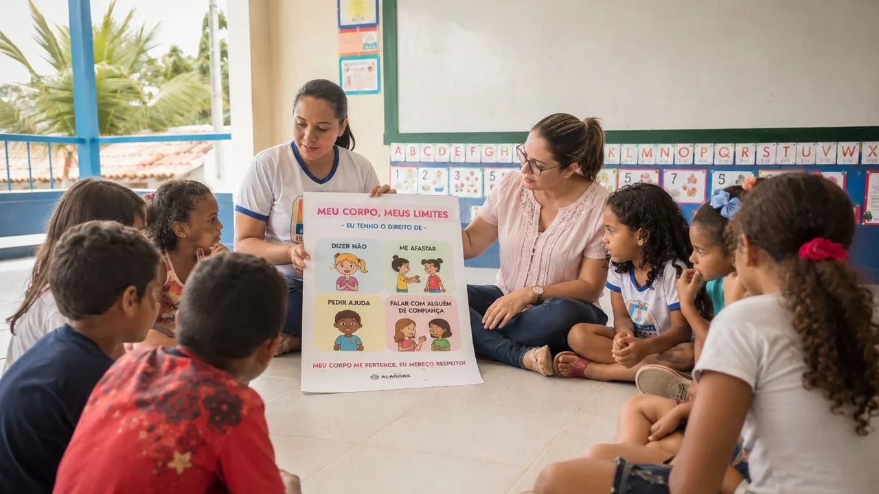 Escolas de Alagoas terão aulas obrigatórias sobre prevenção ao abuso sexual e violência doméstica