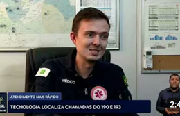 Tecnologia localiza chamadas do 190 e 193