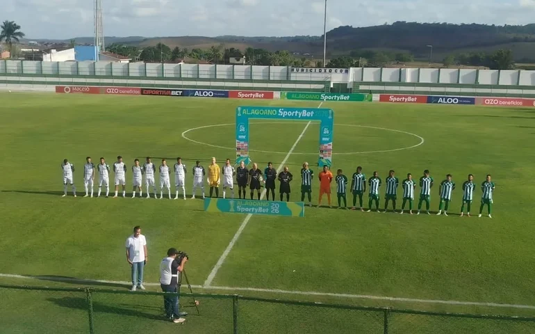 Coruripe perde para o Murici, fora de casa, e segue sem vencer no campeonato