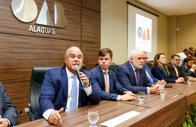 Presidente do TJAL reforça colaboração do Judiciário na defesa dos direitos da advocacia