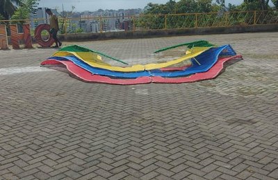 Ponto instagramável do Natal de Todos Nós no Jacintinho é vandalizado