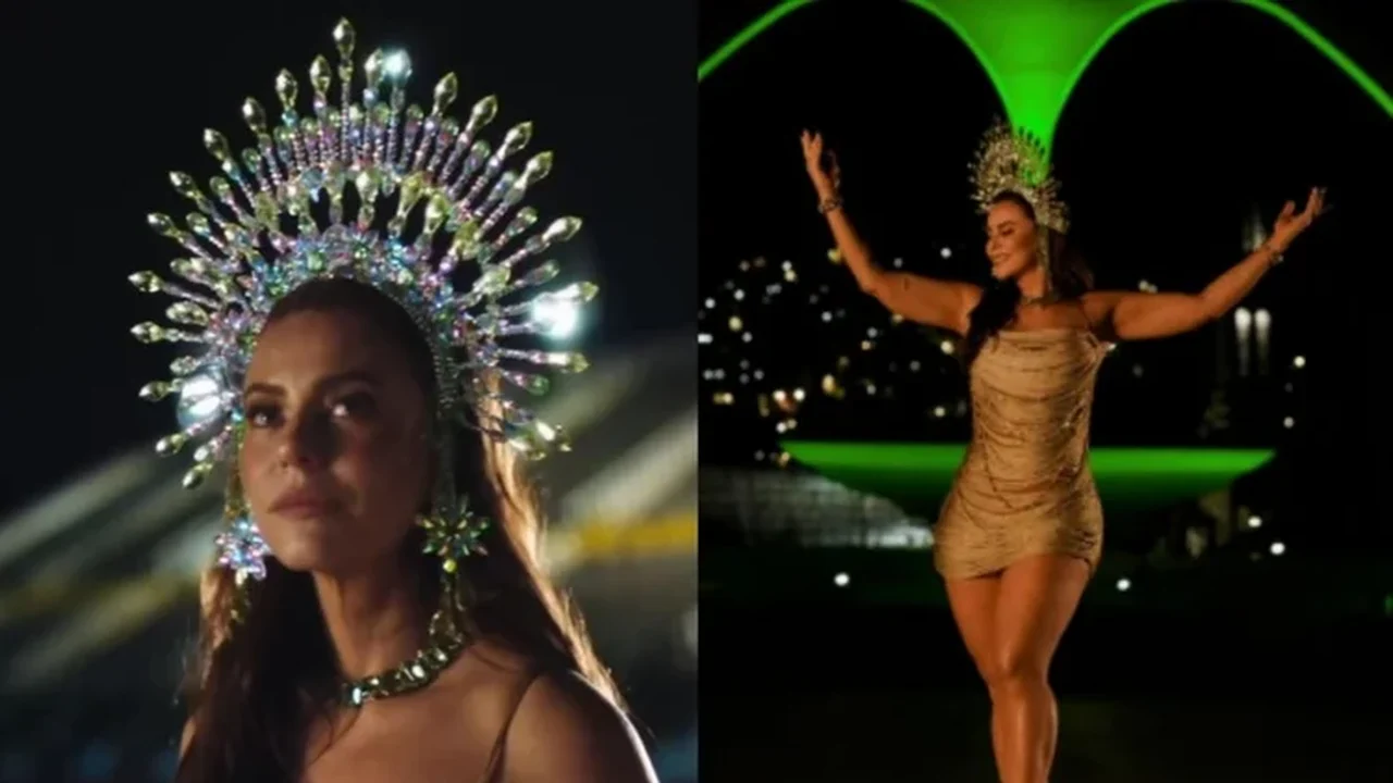 Paolla Oliveira assume trono da Imperatriz em coroação que celebra mulheres da escola