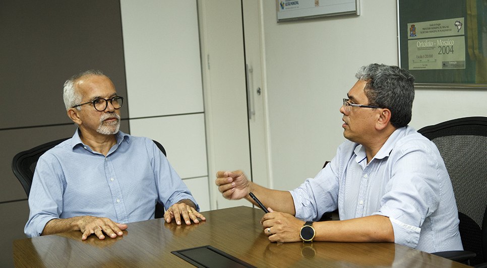 Edvaldo Nogueira e Jeferson Passos / Foto: Marco Vieira/PMA