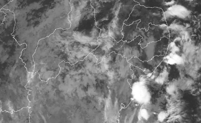 Imagem do satélite GOES 16, canal IR, 21/12/2023, às 08h20