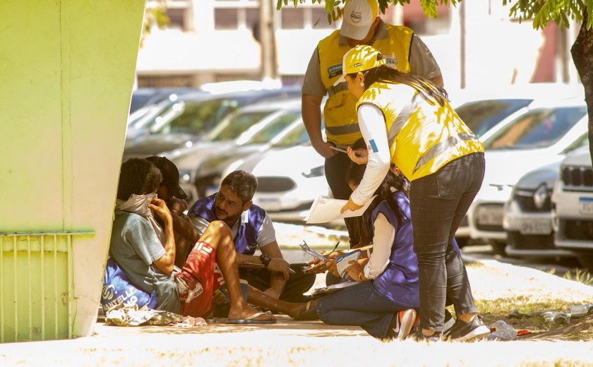 Seprev vai às ruas de Maceió para atender dependentes químicos e pessoas em situação de rua